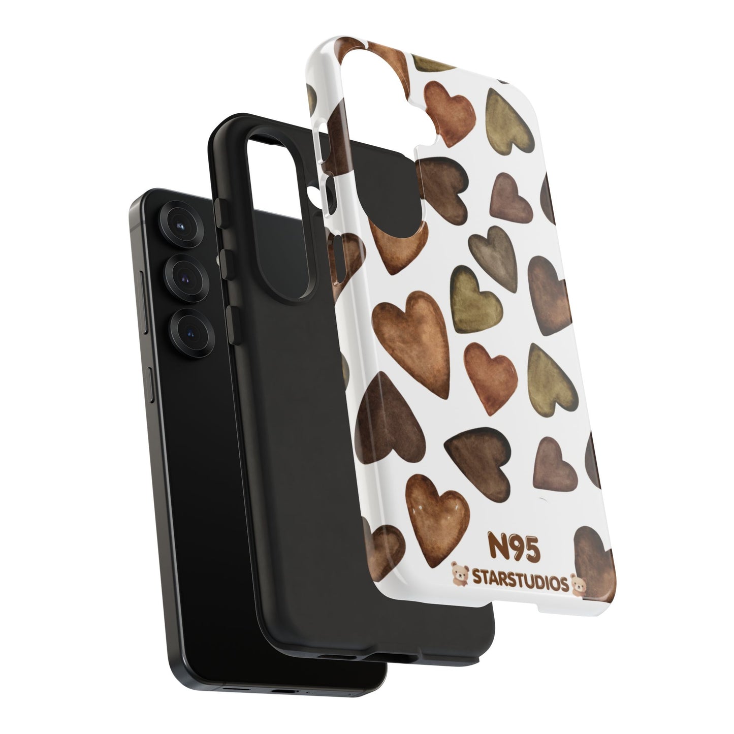 Brown Heart Case