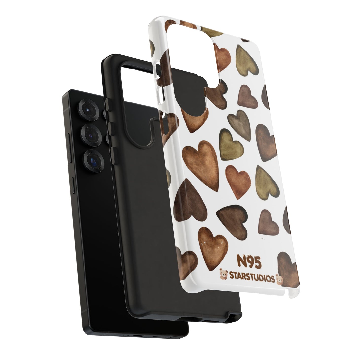 Brown Heart Case