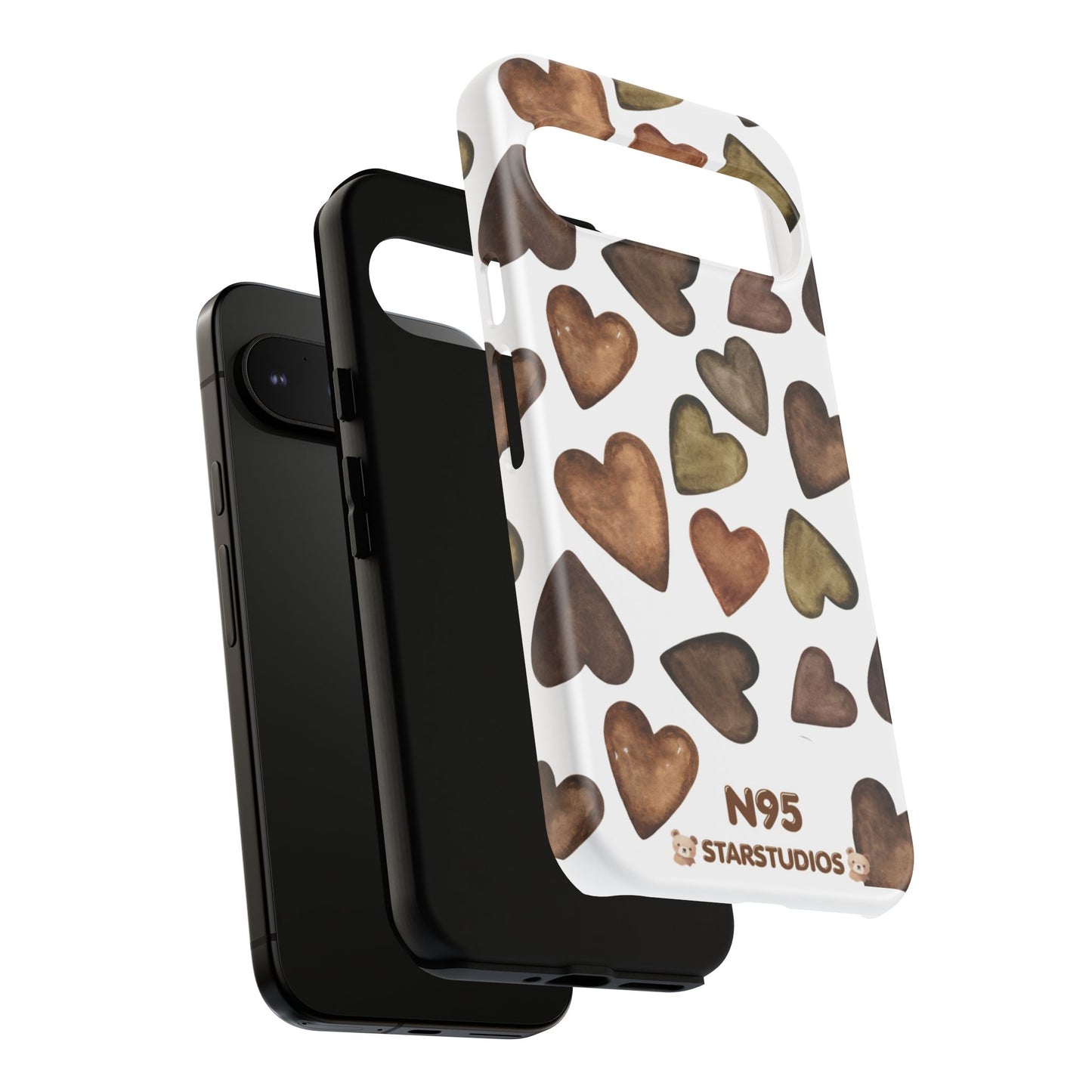 Brown Heart Case