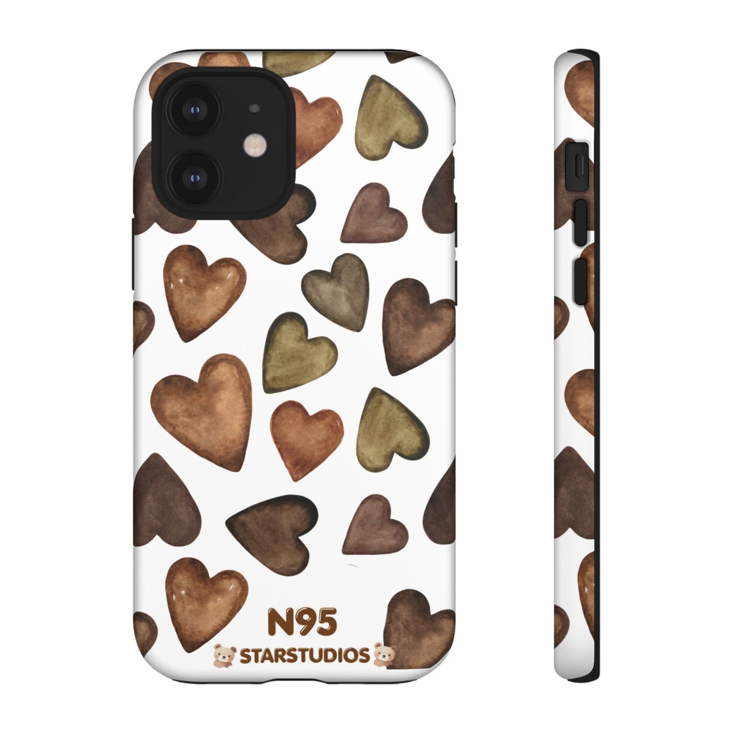 Brown Heart Case