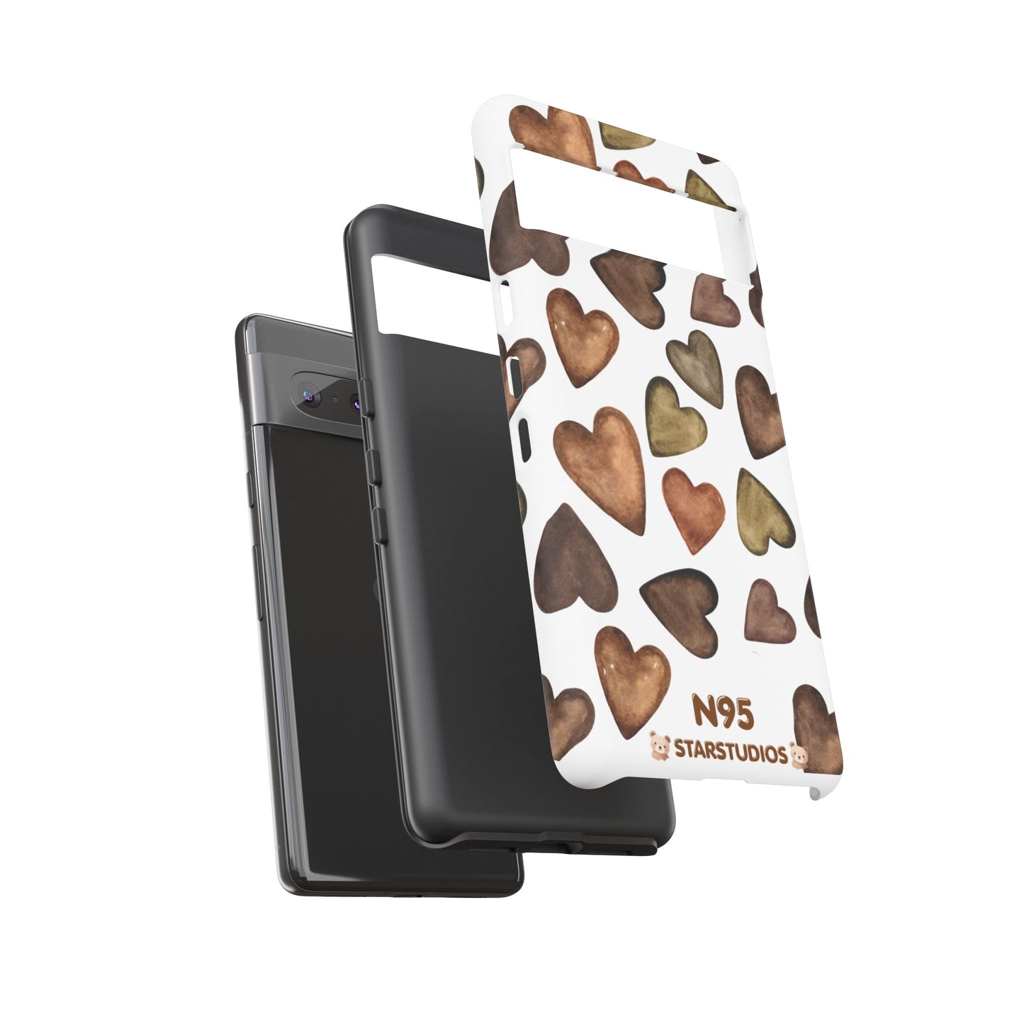Brown Heart Case
