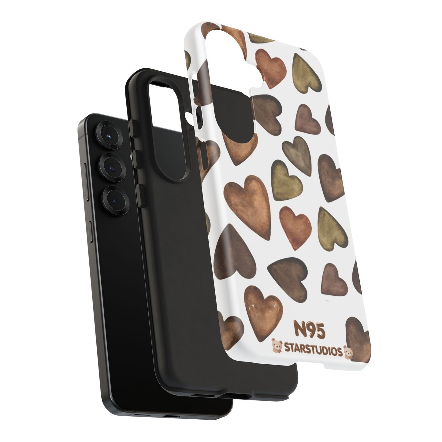 Brown Heart Case