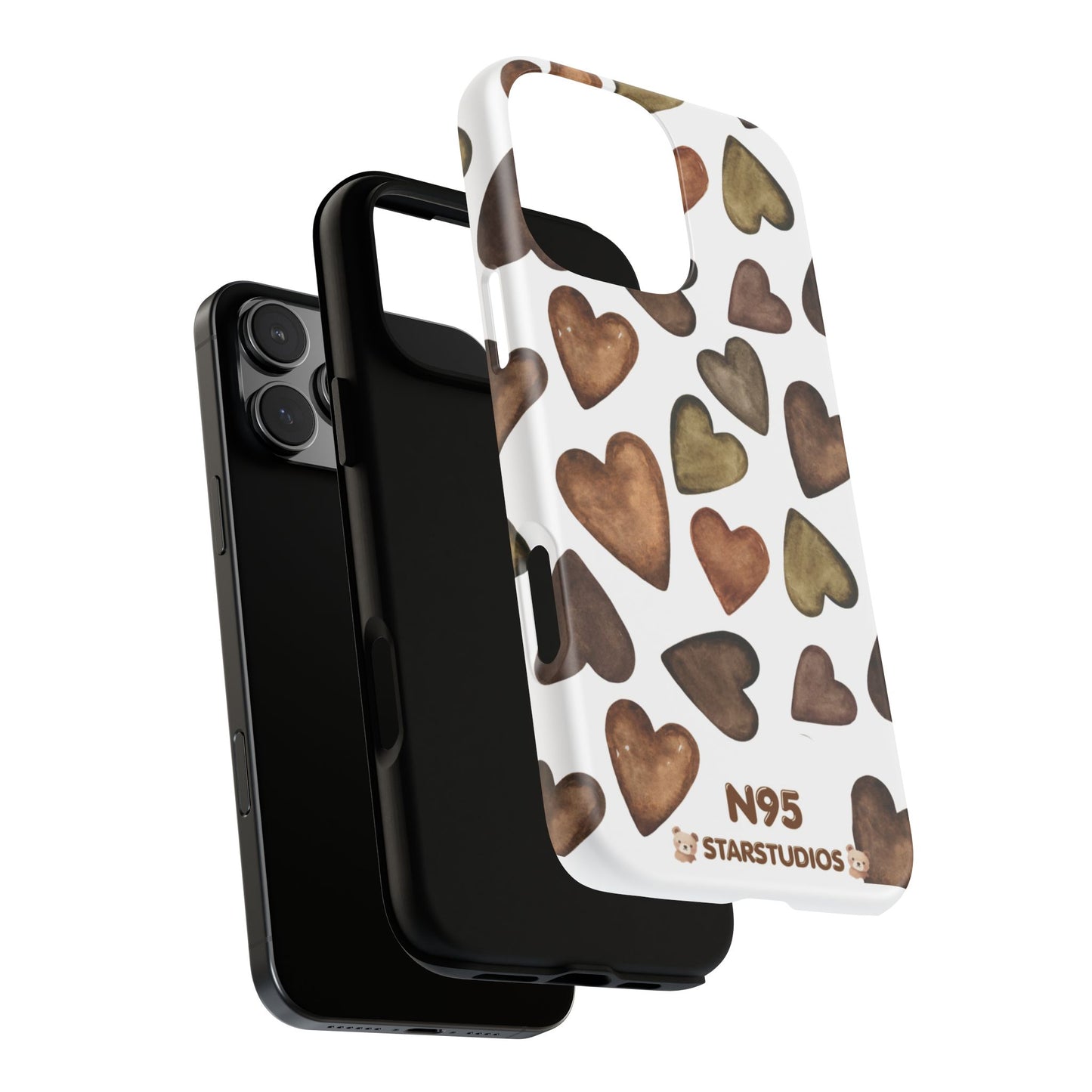 Brown Heart Case