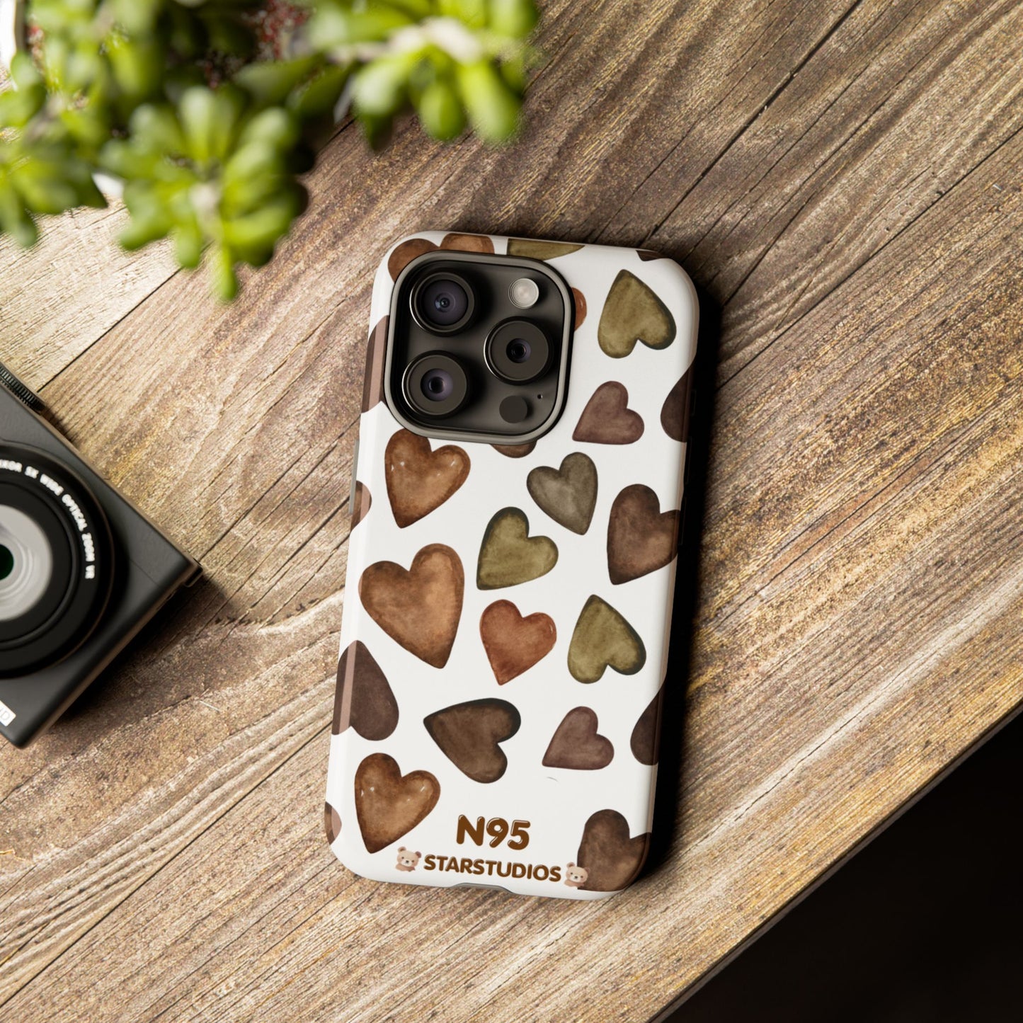 Brown Heart Case