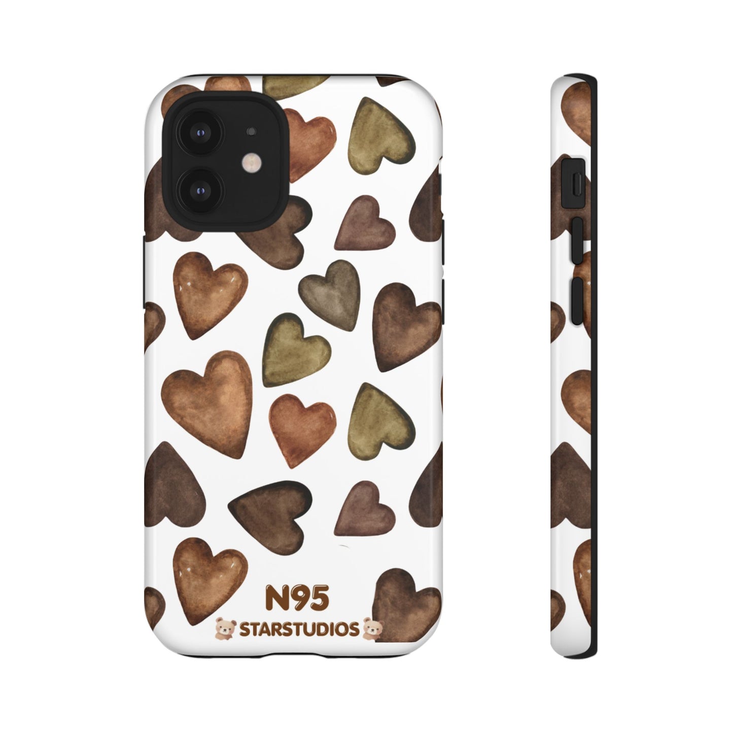 Brown Heart Case