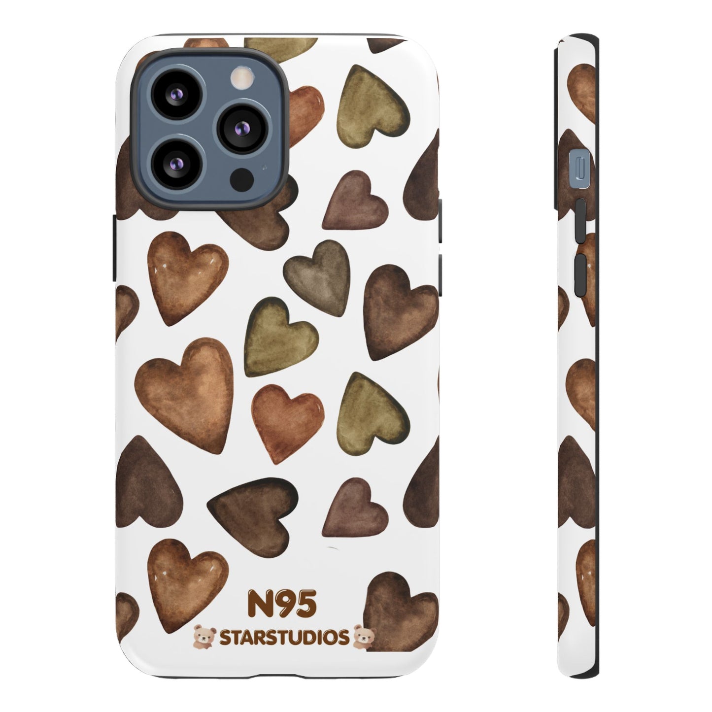 Brown Heart Case