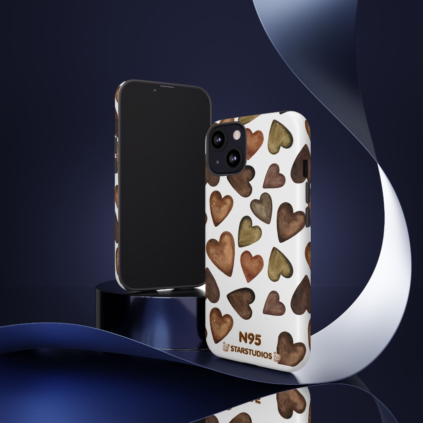 Brown Heart Case