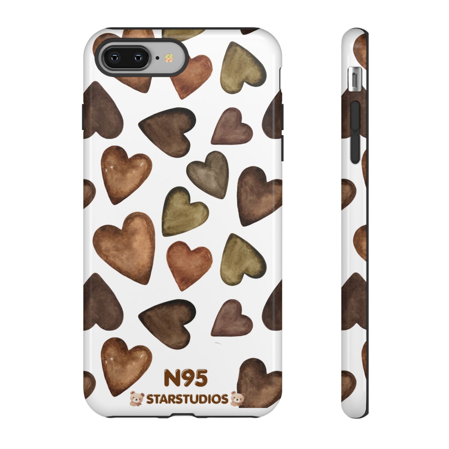 Brown Heart Case