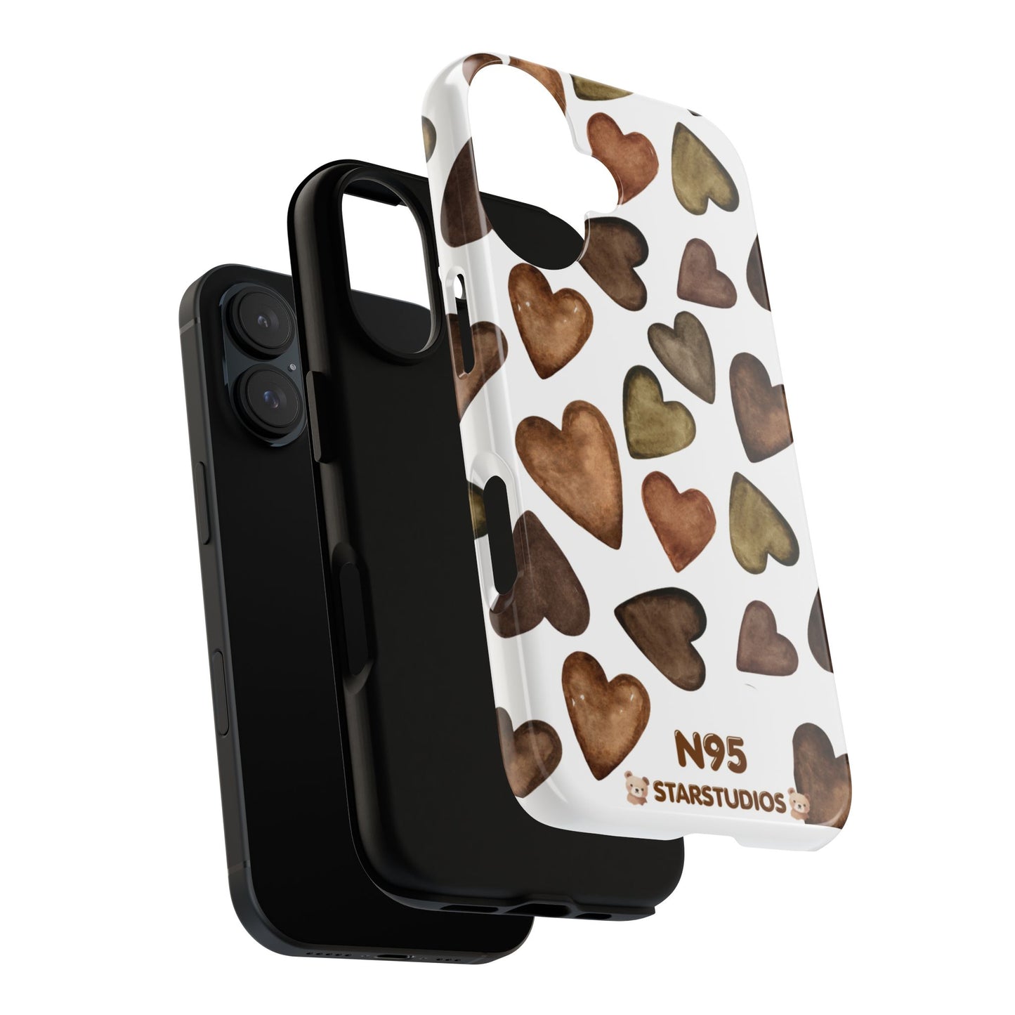 Brown Heart Case
