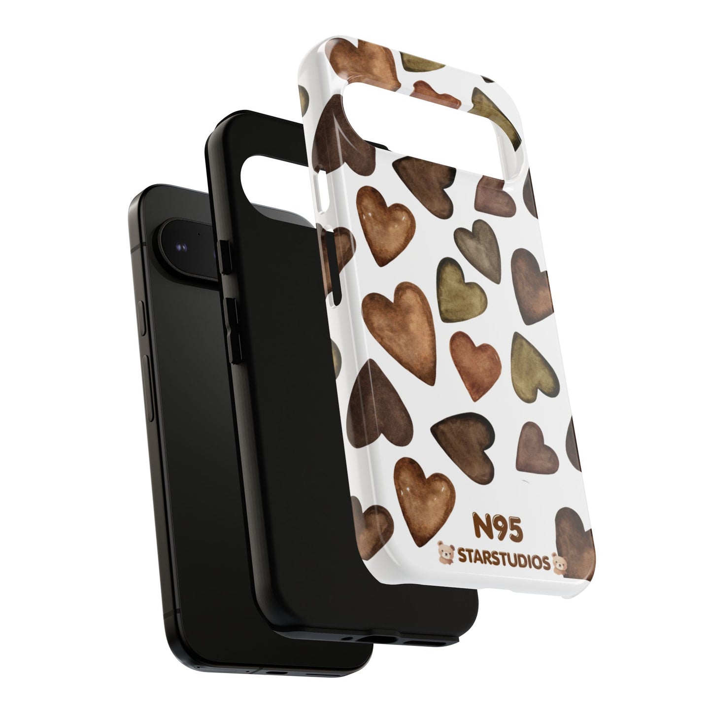 Brown Heart Case