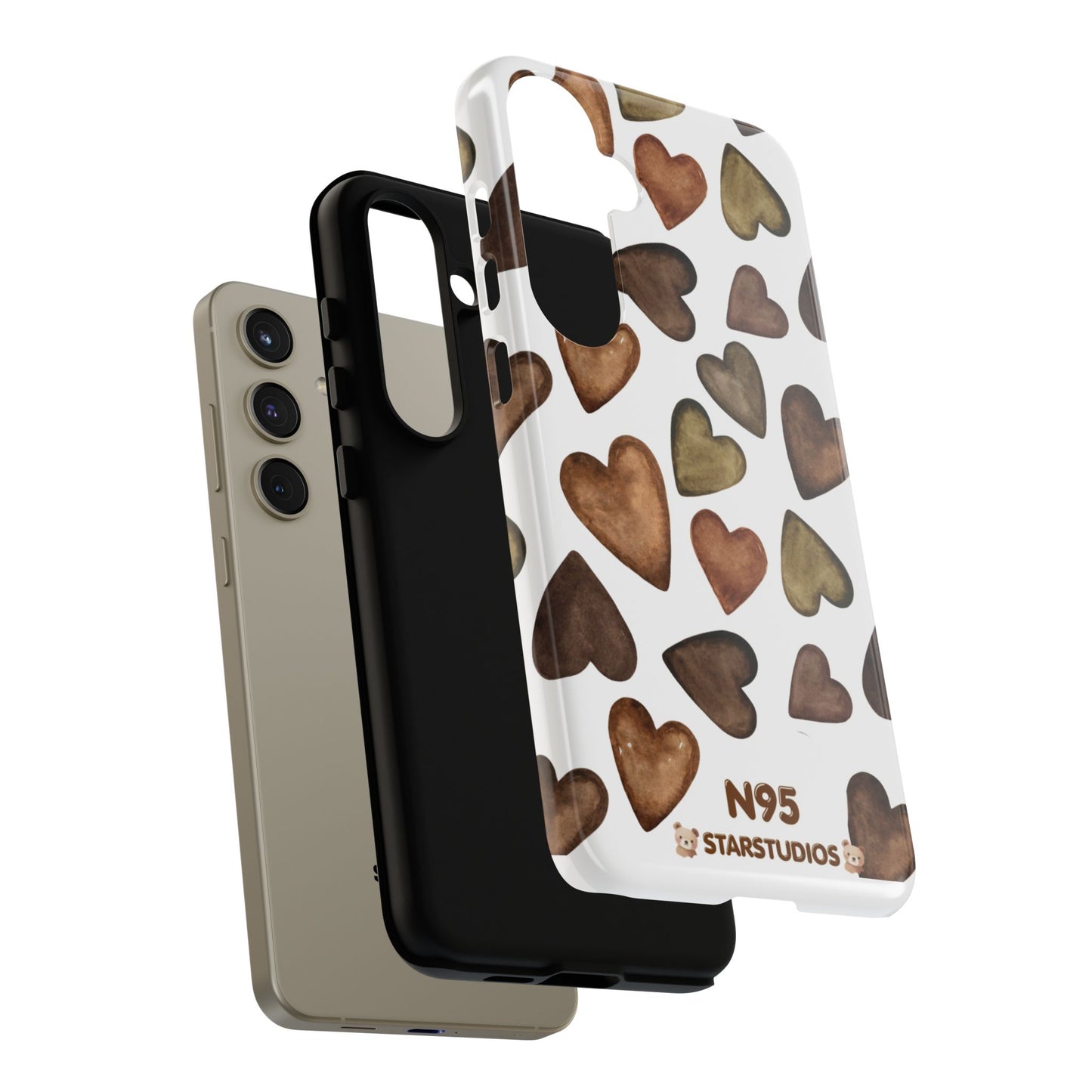 Brown Heart Case