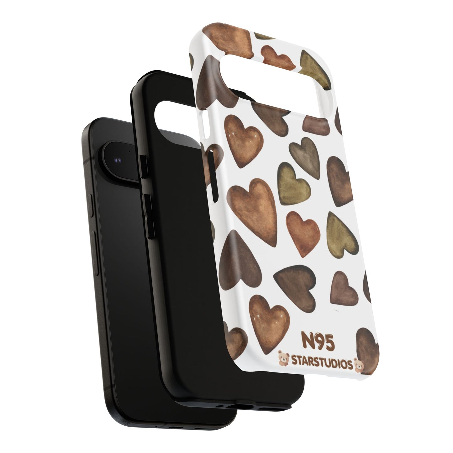 Brown Heart Case