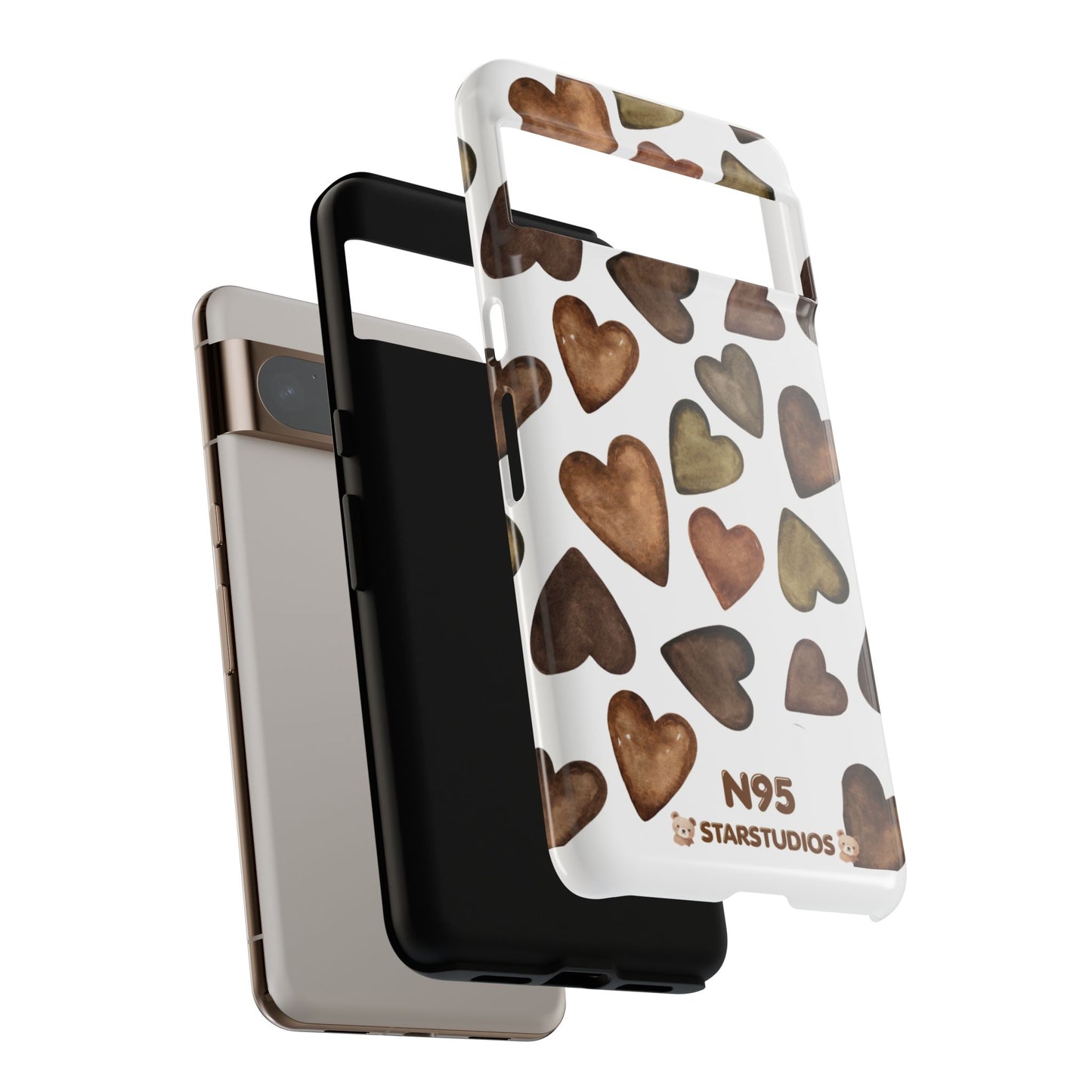 Brown Heart Case