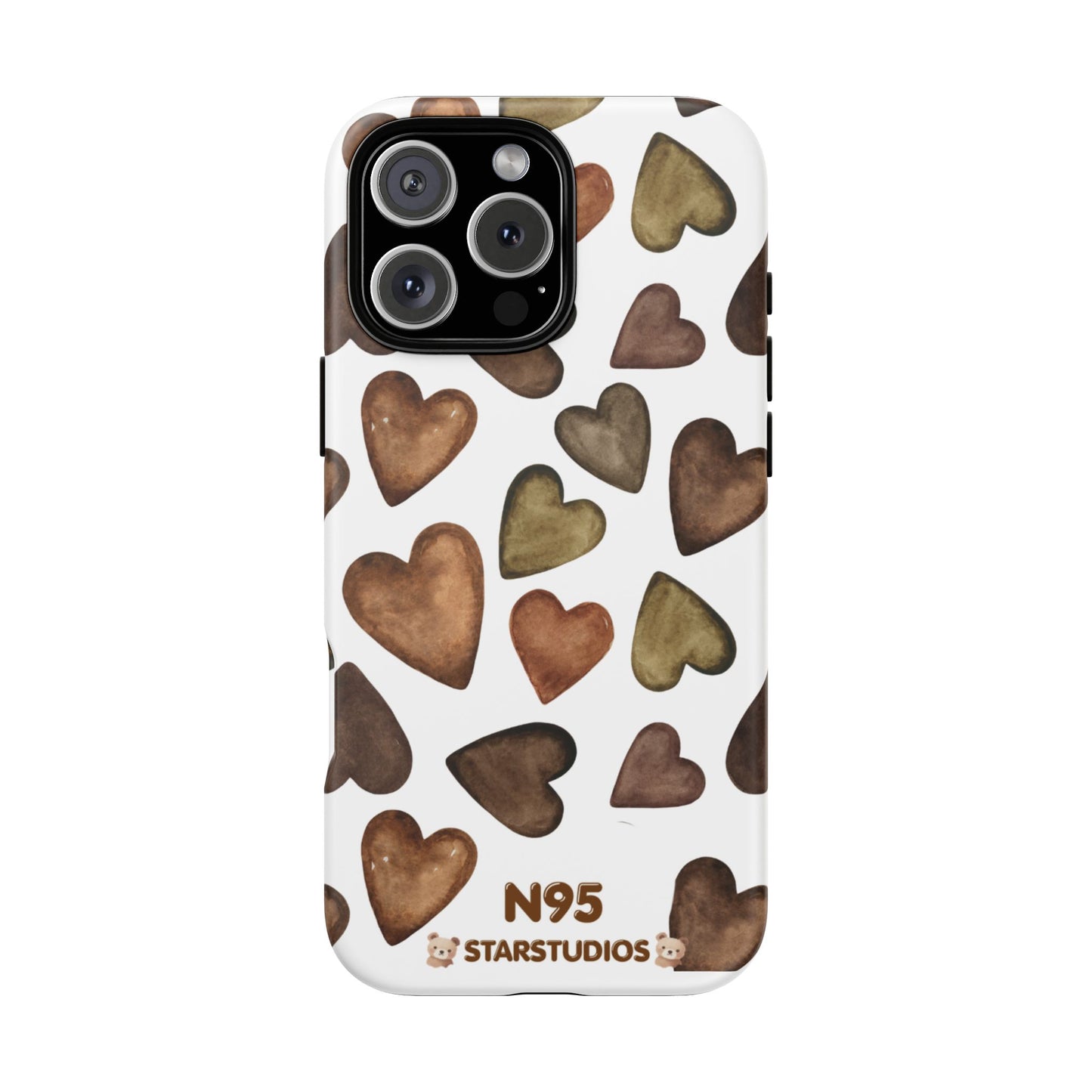 Brown Heart Case