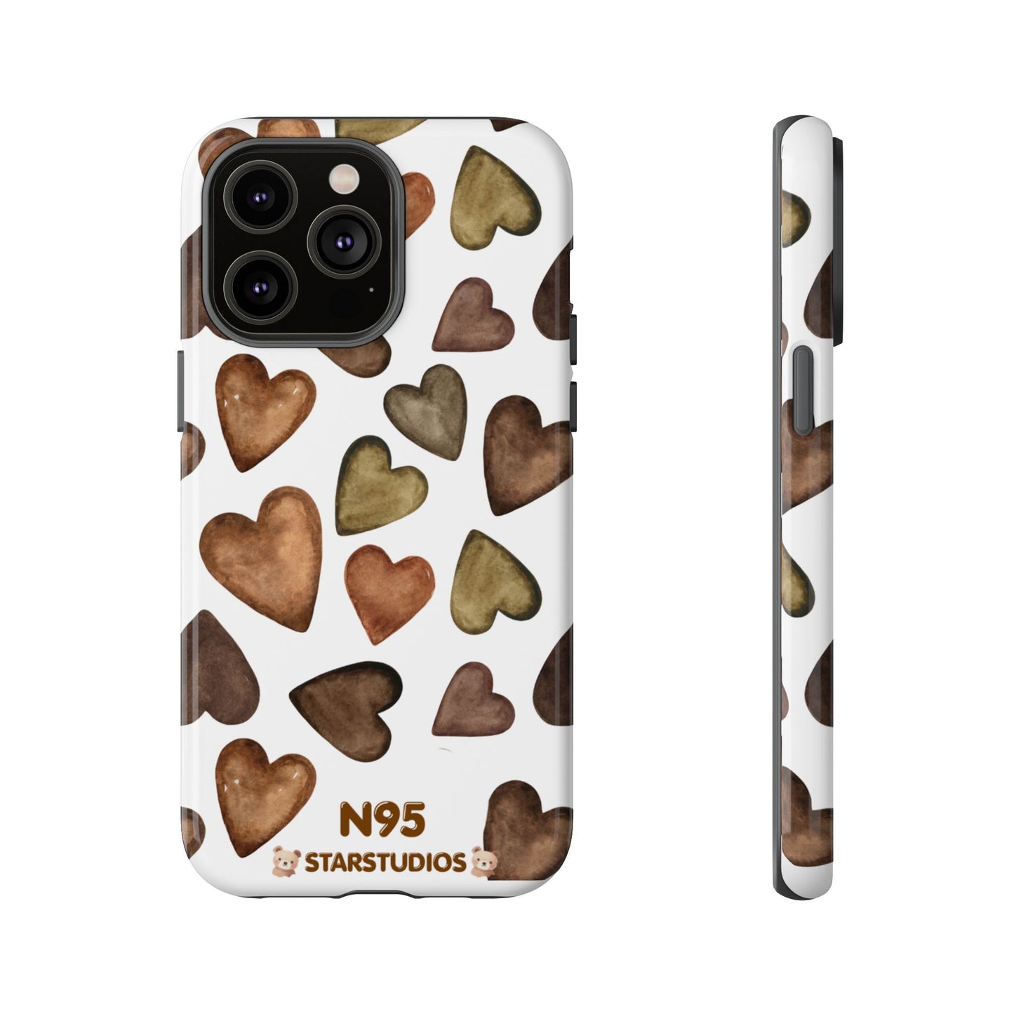 Brown Heart Case
