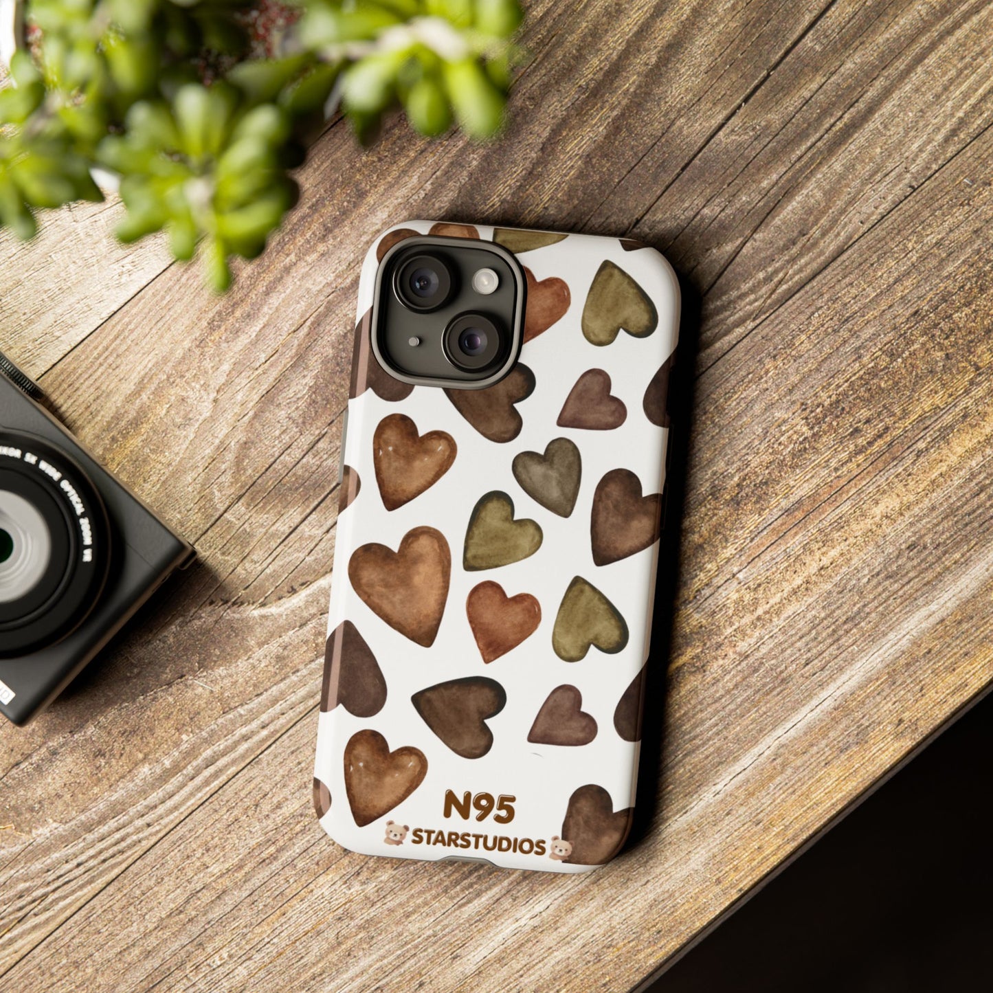 Brown Heart Case