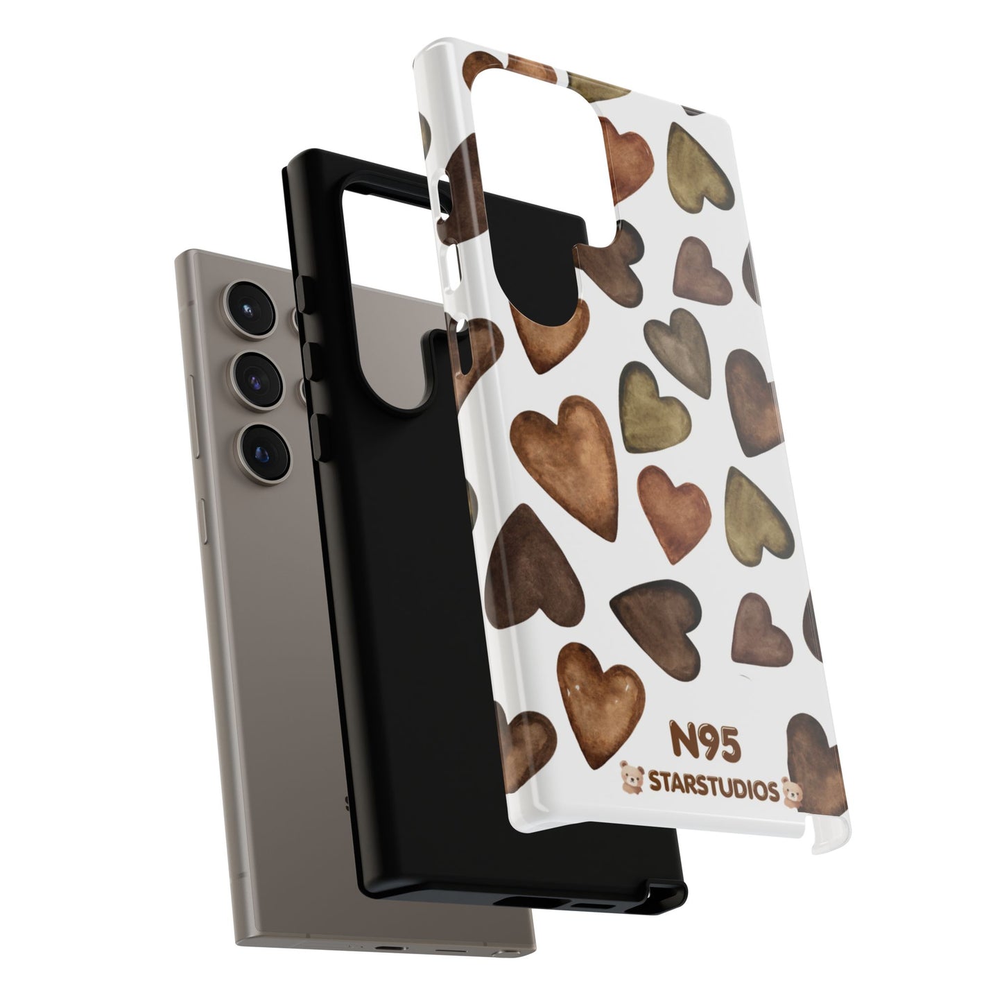 Brown Heart Case
