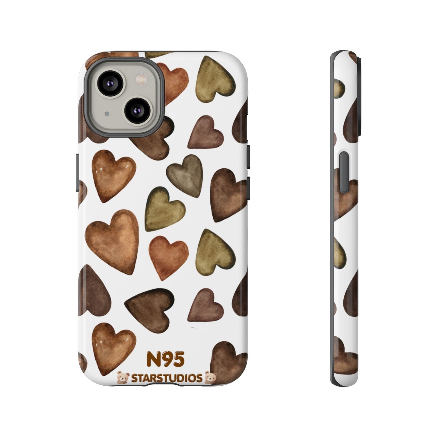 Brown Heart Case