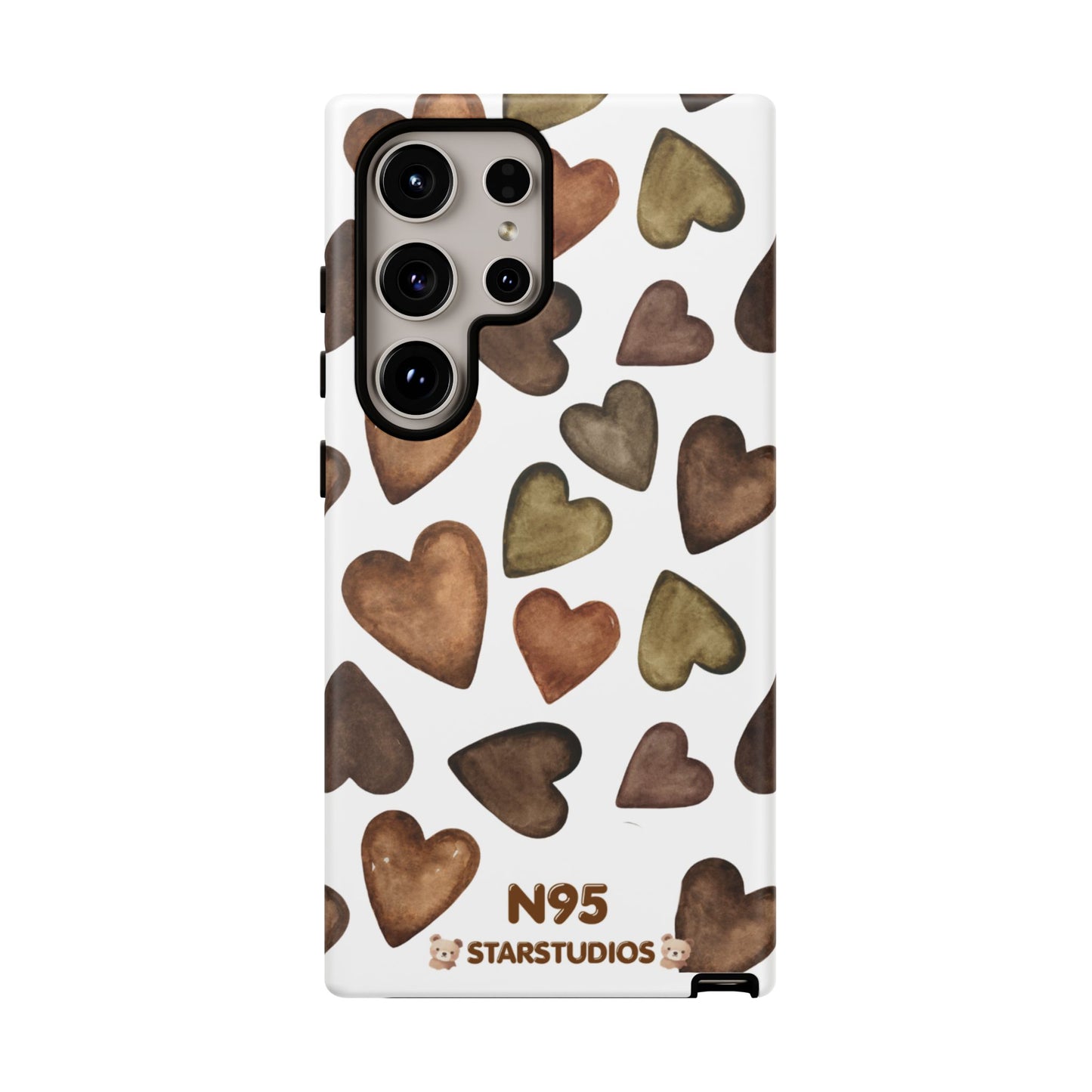 Brown Heart Case