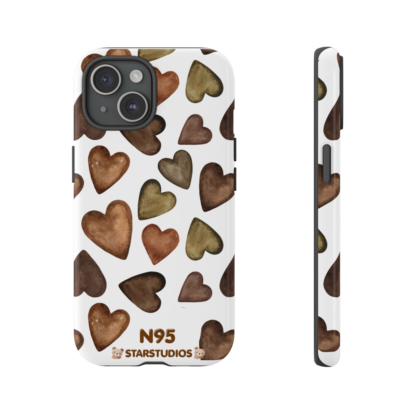 Brown Heart Case