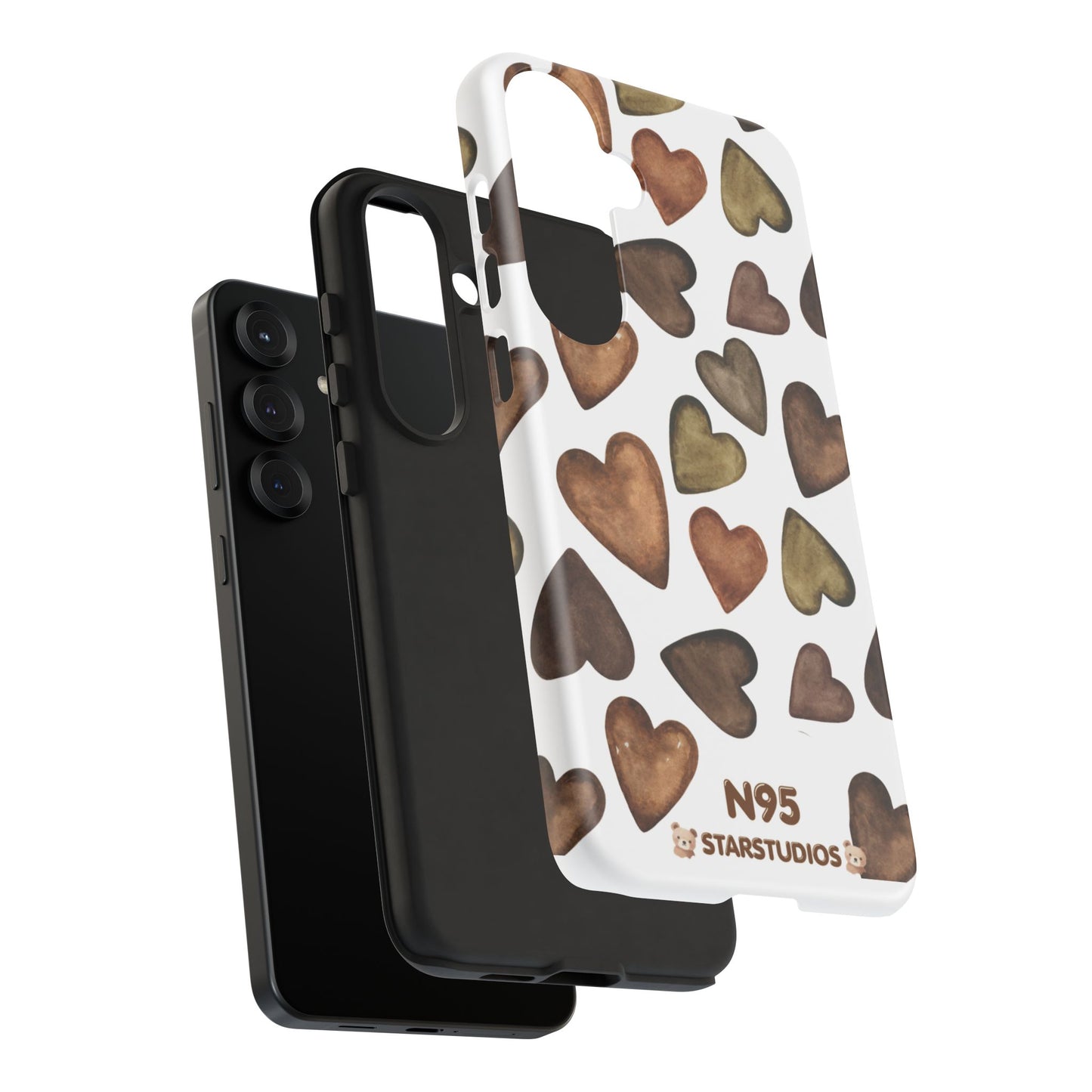 Brown Heart Case