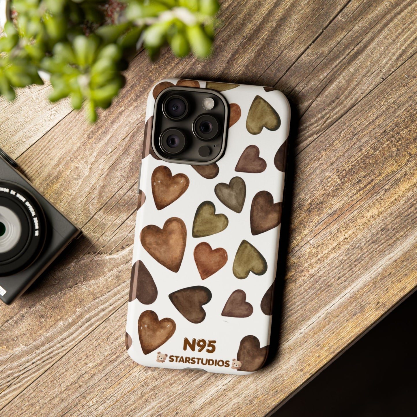 Brown Heart Case