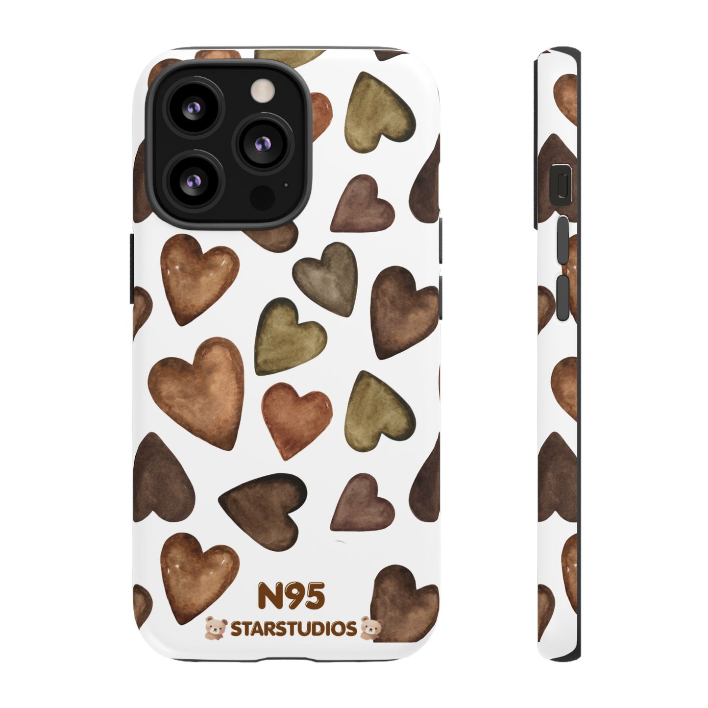 Brown Heart Case