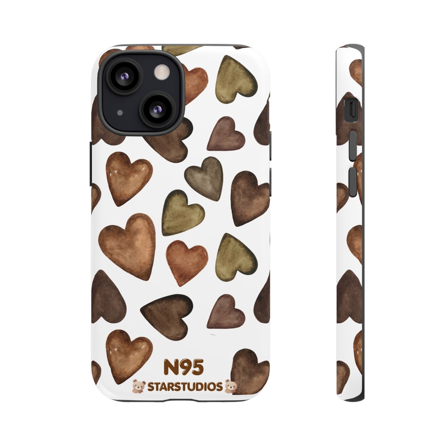 Brown Heart Case