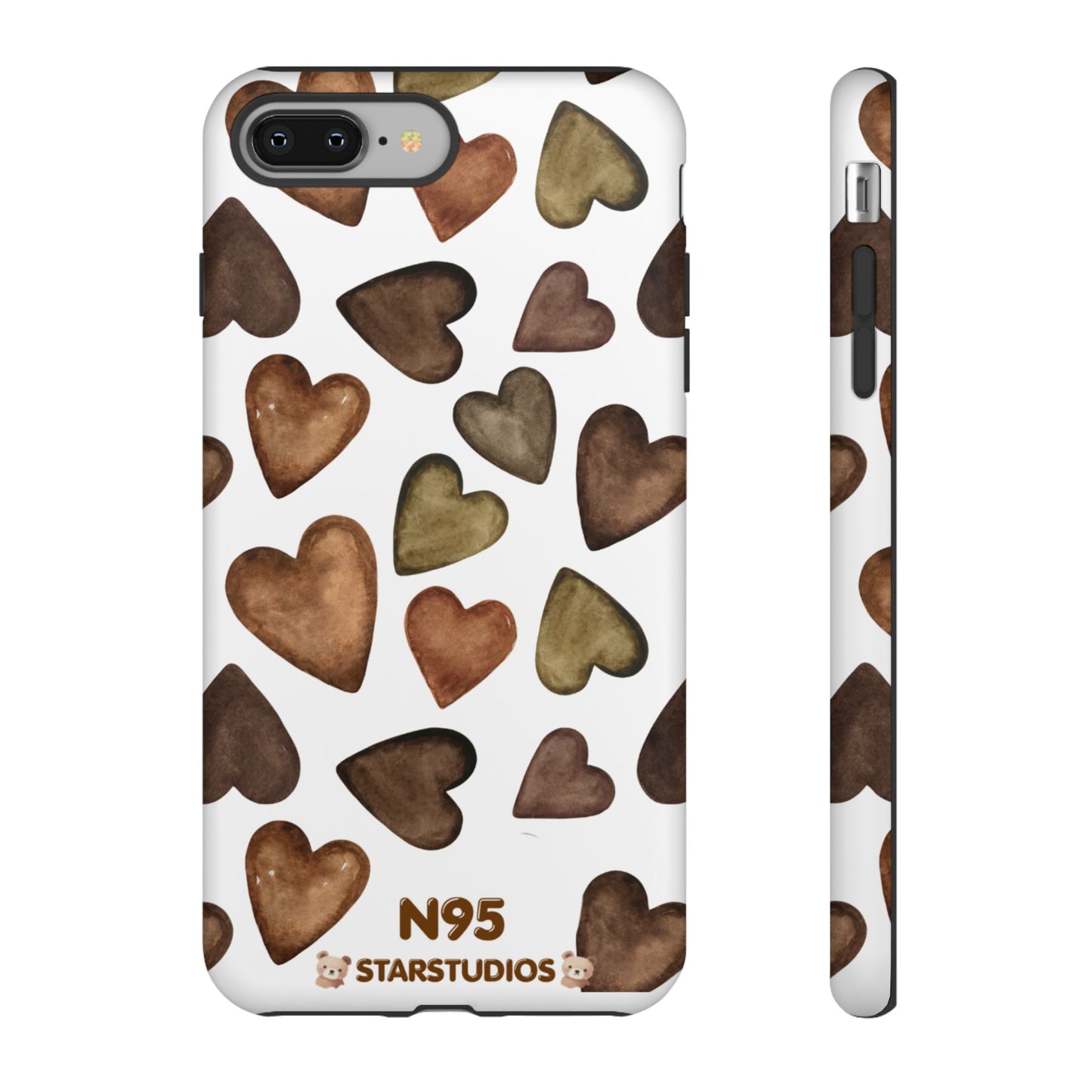 Brown Heart Case