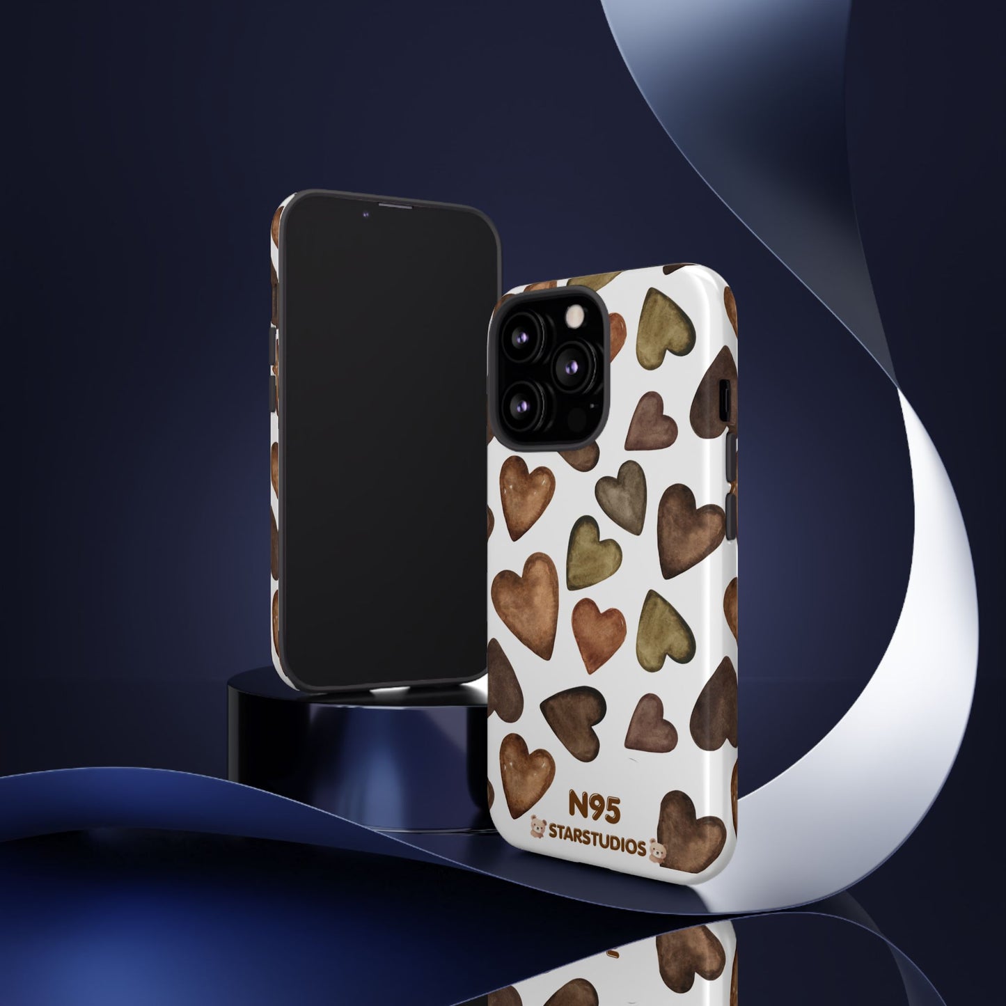 Brown Heart Case