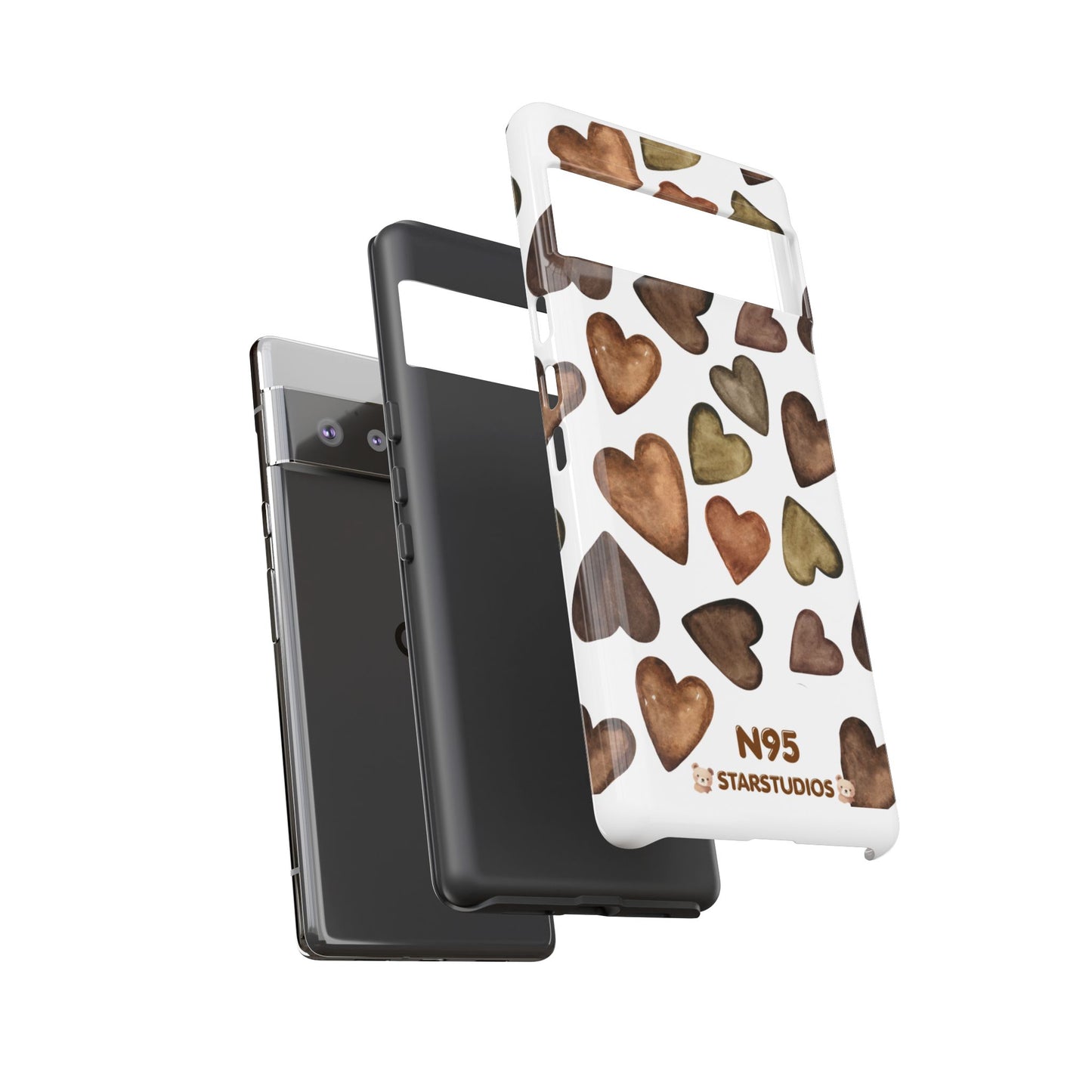 Brown Heart Case