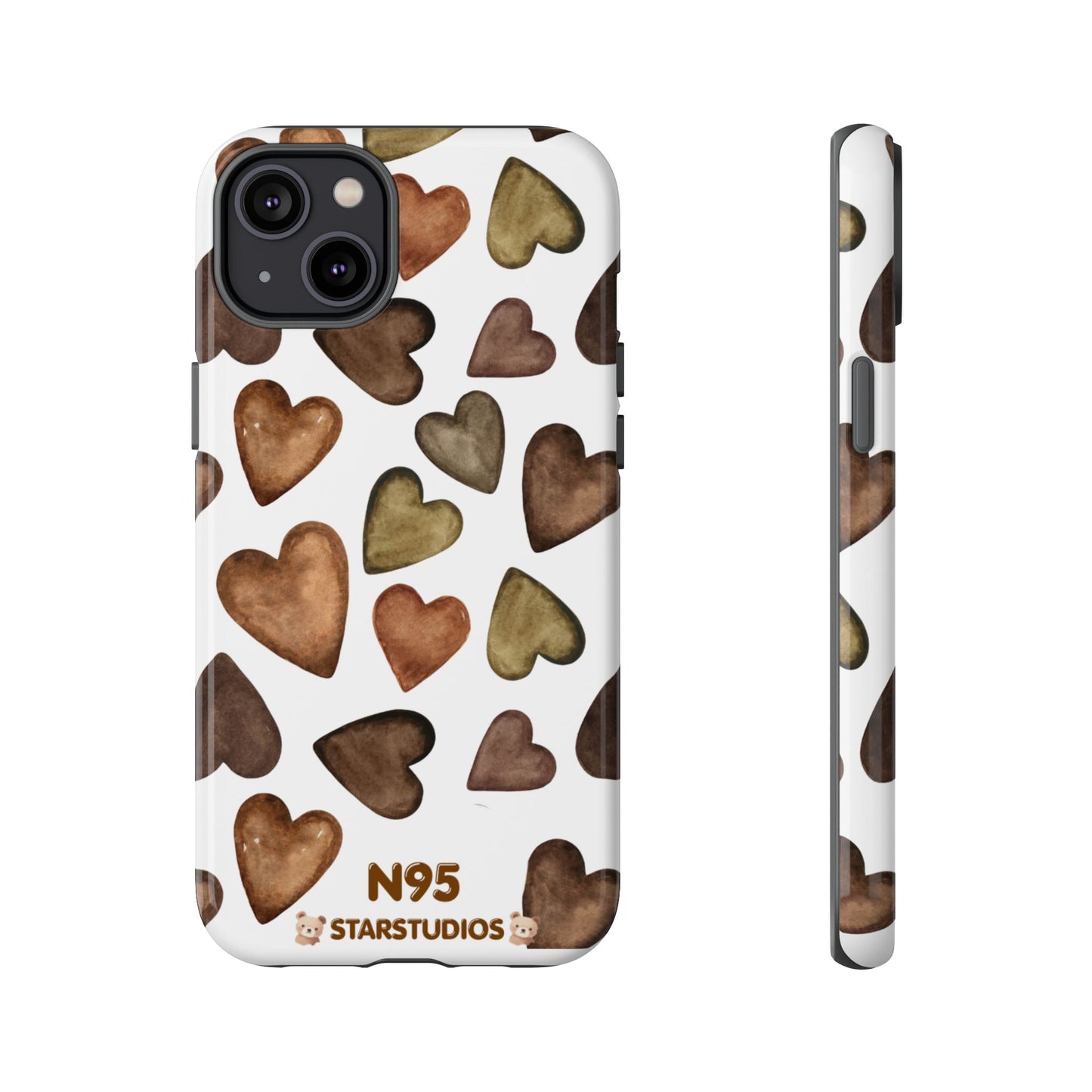 Brown Heart Case