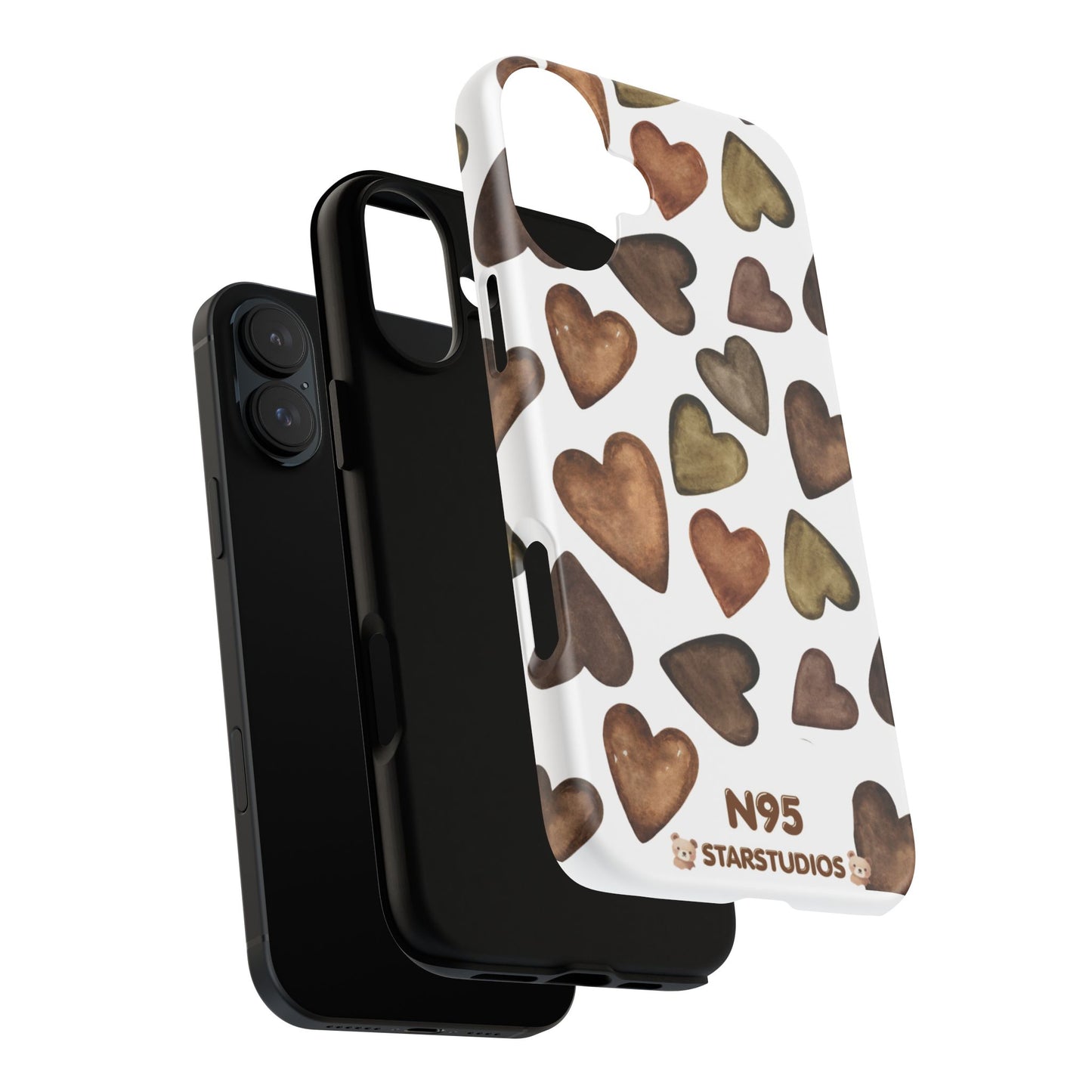 Brown Heart Case