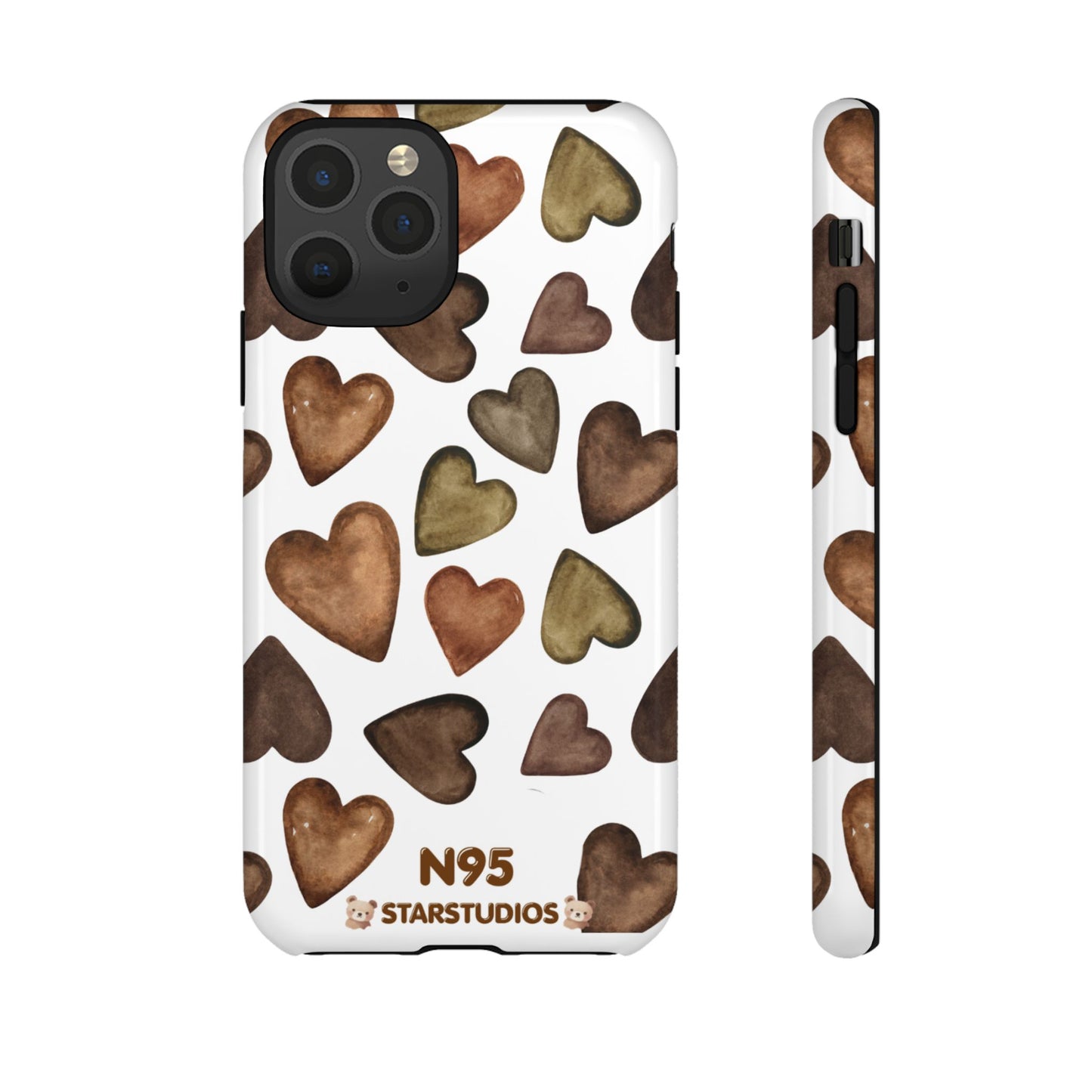Brown Heart Case