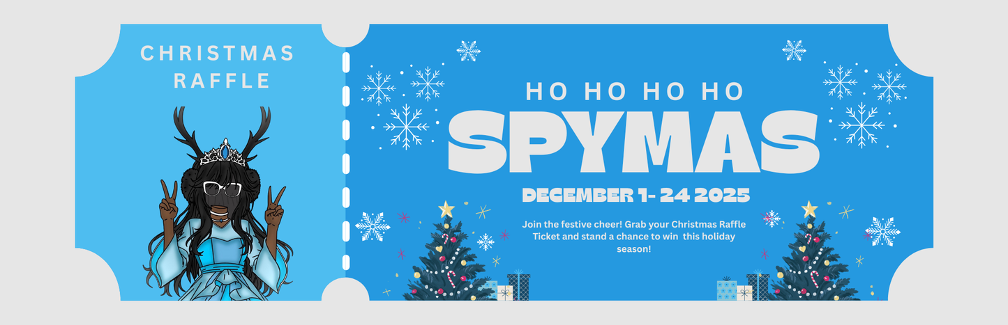 Spy Raffle Ticket