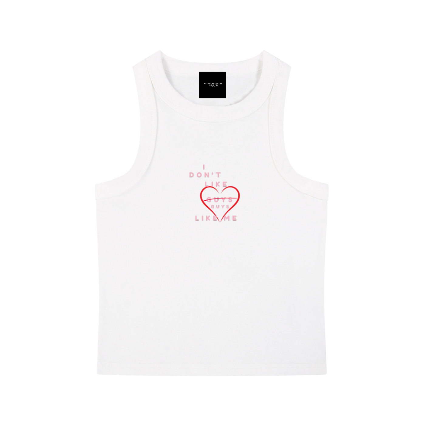 I Don’t Like Guys Washed Tank Top
